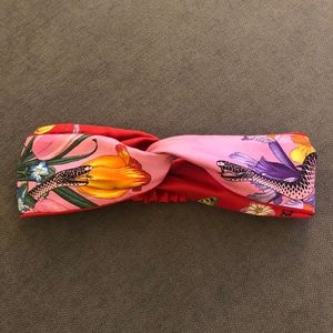 Gucci Flora Snake Print Headband